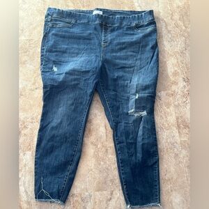 Lane Bryant, size 28, signature fit high-rise jegging